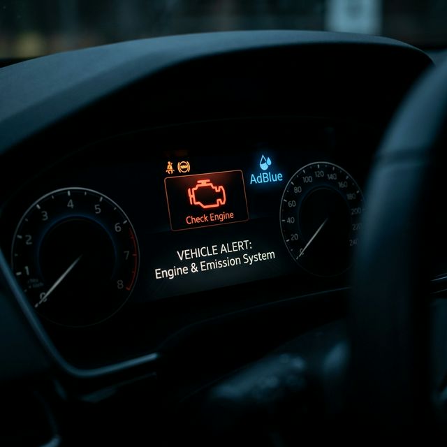 Tableau de bord erreur AdBlue P20E8